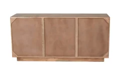 Miliboo Sideboard aus Massivholz mit Relief 3 Türen B160 cm ARK* Sideboards