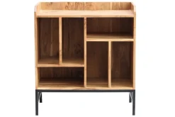 Miliboo Sideboard für Schallplatten aus Akazienholz und Metall BLUES* Sideboards