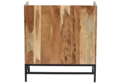 Miliboo Sideboard für Schallplatten aus Akazienholz und Metall BLUES* Sideboards