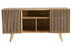 Miliboo Sideboard mit Schiebetüren ALBA aus massivem Mangoholz* Sideboards