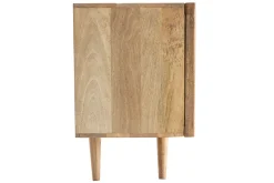 Miliboo Sideboard mit Schiebetüren ALBA aus massivem Mangoholz* Sideboards