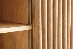 Miliboo Sideboard mit Schiebetüren ALBA aus massivem Mangoholz* Sideboards