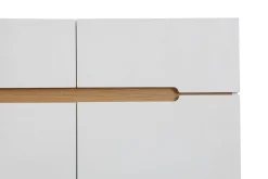 Miliboo Sideboard Skandinavienstil Weiß und Esche 80 cm MELKA* Sideboards