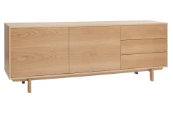 Miliboo Sideboard skandinavisch helles Holz B195cm SID* Sideboards