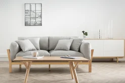 Miliboo Sideboard skandinavisch Holz Weiß 195 cm SID* Sideboards