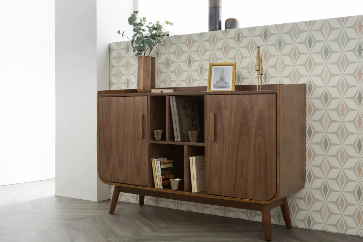Miliboo Sideboard Vintage Holz Nussbaum HALLEN* Sideboards