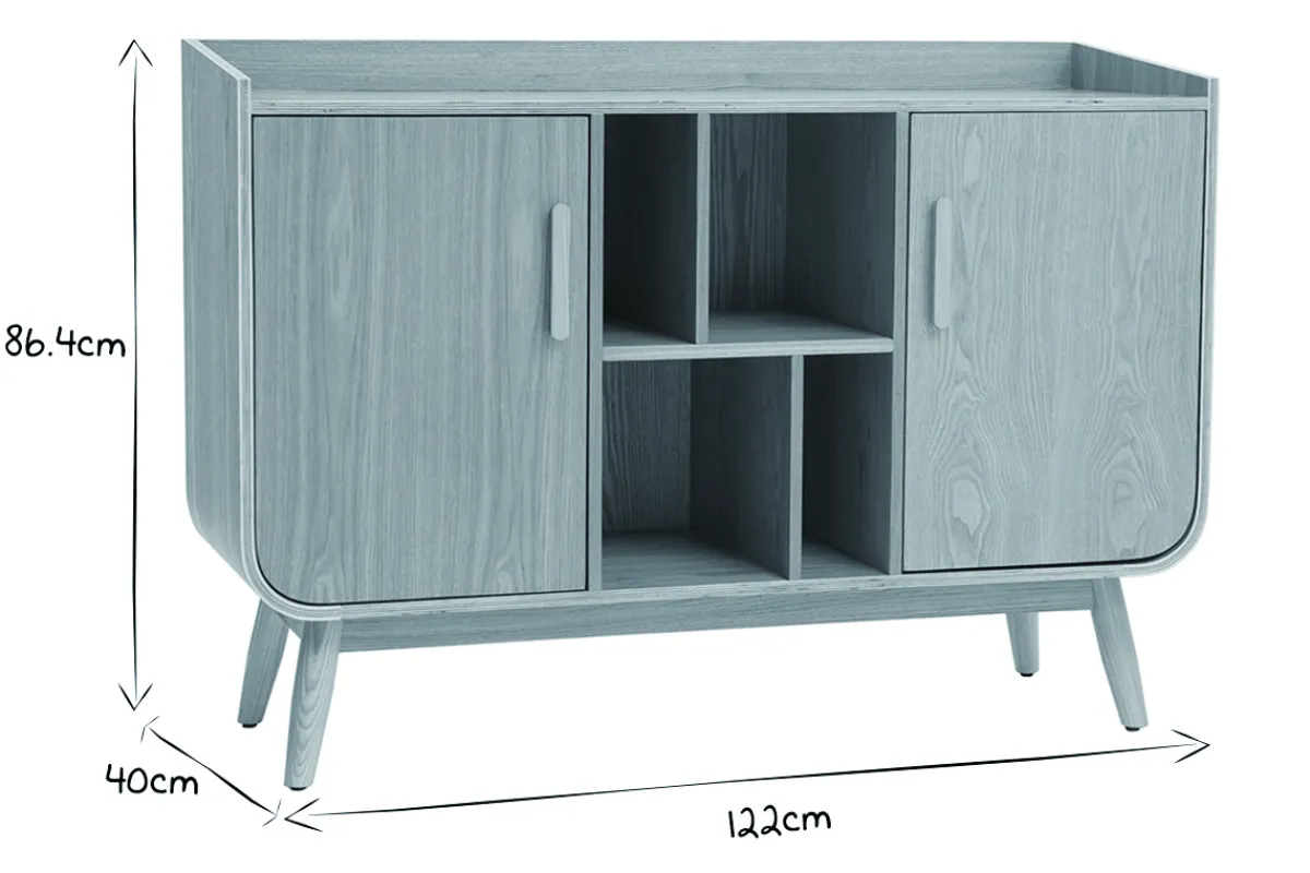 Miliboo Sideboard Vintage Holz Nussbaum HALLEN* Sideboards