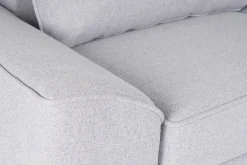 Miliboo 3-Sitzer Design-Schlafsofa mit grauem Stoff und schwarzem Metall GAEL* Schlafsofas