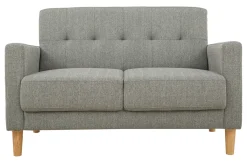 Miliboo 2-Sitzer Sofa aus grauem Stoff MOON* Design-sofas