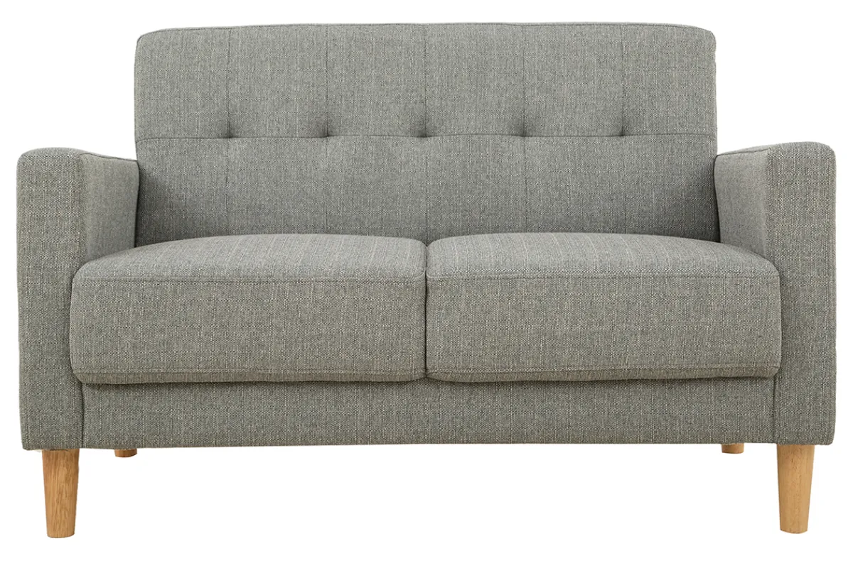 Miliboo 2-Sitzer Sofa aus grauem Stoff MOON* Design-sofas