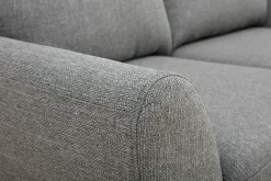 Miliboo 2-Sitzer Sofa mit Stoffbezug in Hellgrau ALICE* Design-sofas