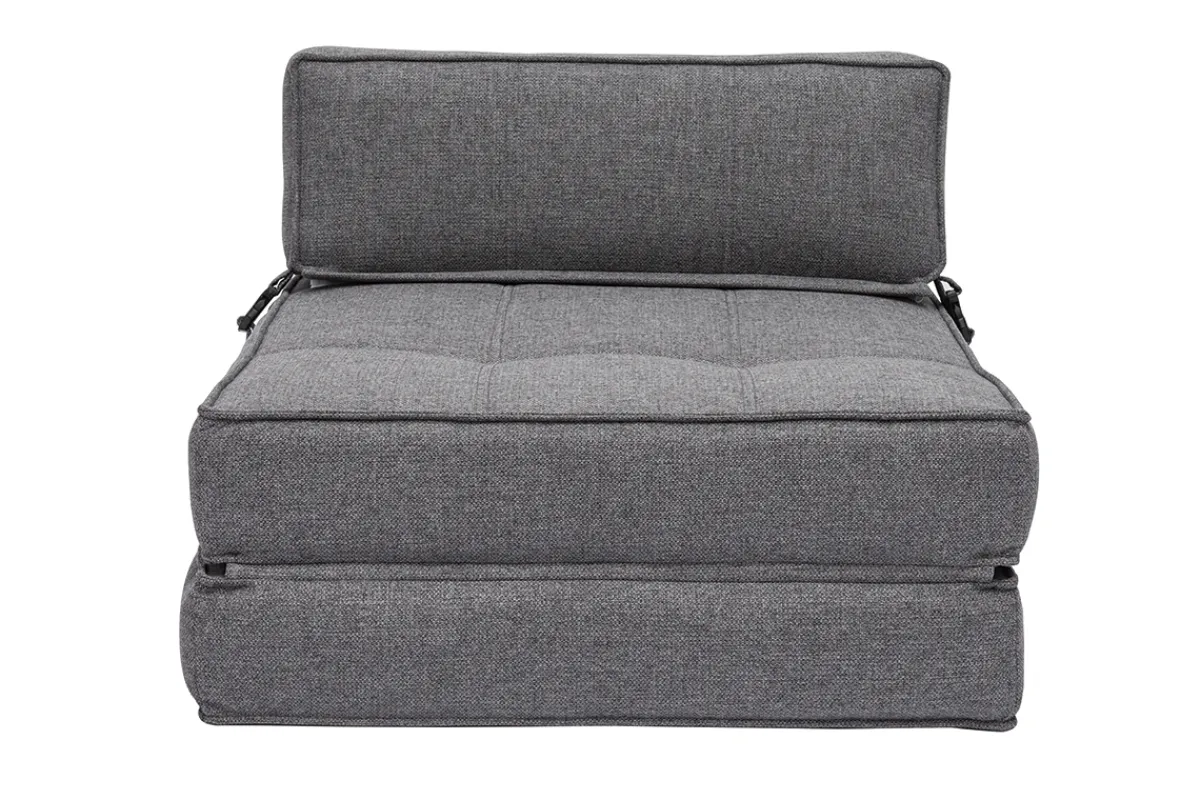 Miliboo 1-Sitzer-Schlafsessel in grauem Stoff KATY* Schlafsessel