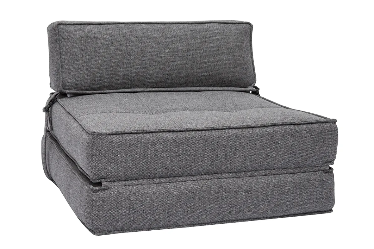 Miliboo 1-Sitzer-Schlafsessel in grauem Stoff KATY* Schlafsessel
