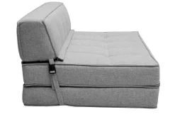 Miliboo 2-Sitzer-Schlafsessel in hellgrauem Stoff KATY* Schlafsessel