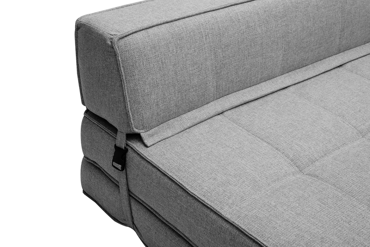 Miliboo 2-Sitzer-Schlafsessel in hellgrauem Stoff KATY* Schlafsessel
