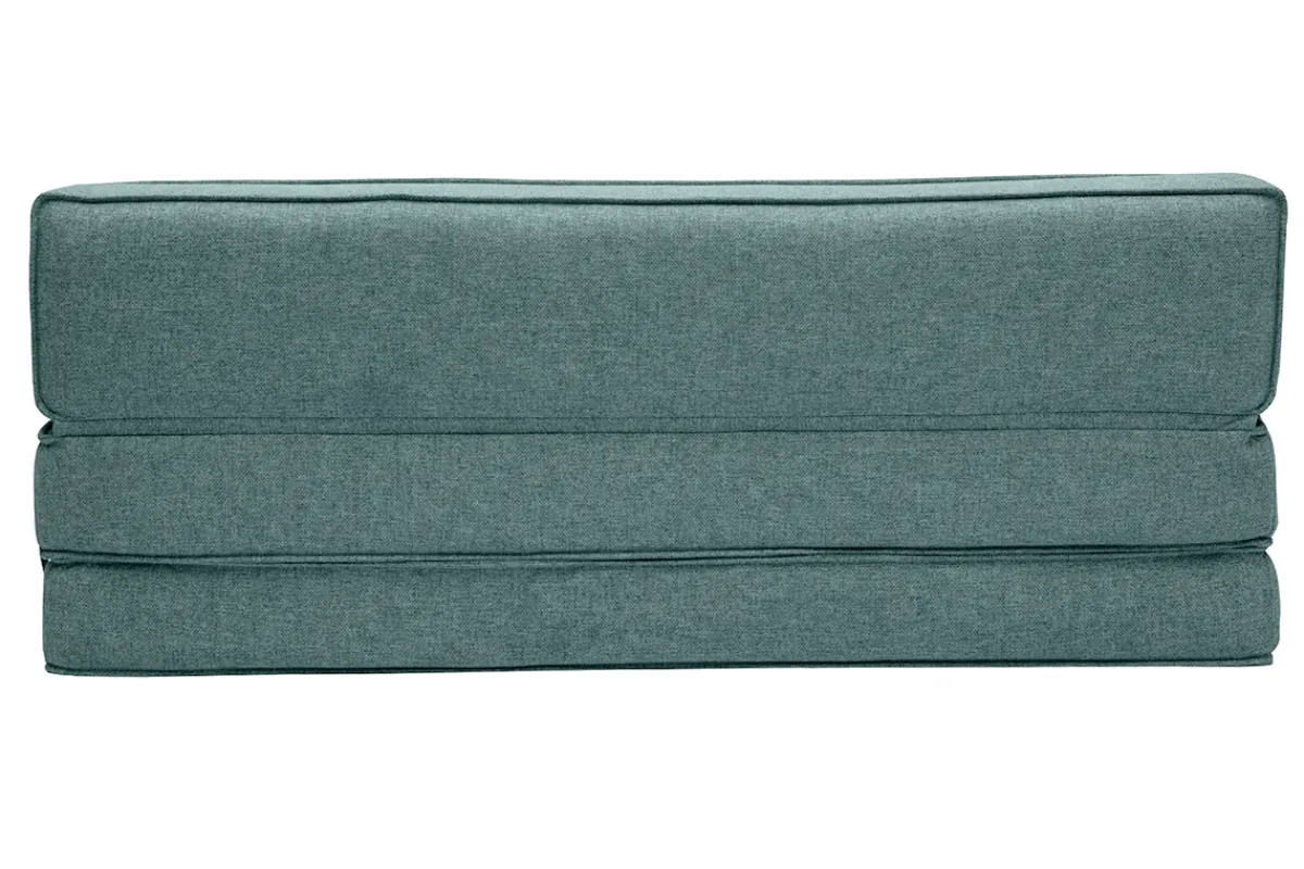 Miliboo 2-Sitzer-Schlafsofa graugrüner Stoff KATY* Schlafsessel