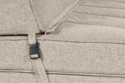 Miliboo 2-Sitzer-Schlafsofa taupefarbener Stoff KATY* Schlafsessel