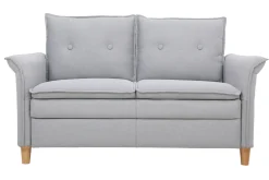Miliboo 2-Sitzer-Sofa aus hellgrauem Stoff CLIFF* Design-sofas