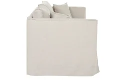 Miliboo 4-5-Sitzer-Sofa mit abnehmbarem Bezug aus beigem Stoff ADELE* Design-sofas
