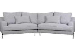 Miliboo 5-sitziges Ecksofa in grau meliert PUCHKINE* Ecksofas