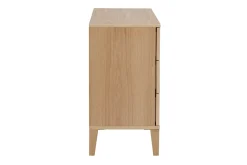 Miliboo Skandinavische Kommode mit 3 Schubladen aus hellem Holz FREDDY* Kommoden|Kommoden