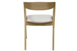 Miliboo Skandinavische Stühle aus hellem Eichenholz und beigem Stoff (2er-Set) LOVA* Design-stühle