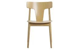 Miliboo Skandinavische Stühle aus hellem Holz und massiver Eiche (2er-Set) LOUISA* Design-stühle