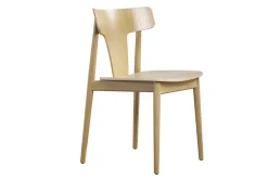 Miliboo Skandinavische Stühle aus hellem Holz und massiver Eiche (2er-Set) LOUISA* Design-stühle
