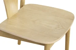 Miliboo Skandinavische Stühle aus hellem Holz und massiver Eiche (2er-Set) LOUISA* Design-stühle