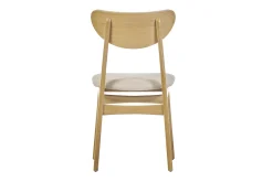 Miliboo Skandinavische Stühle aus Stoff mit Wolleffekt und hellem, massivem Eichenholz (2er-Set) MAYA* Design-stühle|Holzstühle
