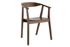 Miliboo Skandinavische Stühle aus dunklem Holz (2er-Set) BAHIA* Design-stühle|Holzstühle