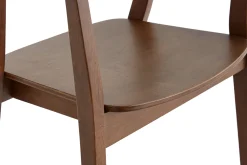 Miliboo Skandinavische Stühle aus dunklem Holz (2er-Set) BAHIA* Design-stühle|Holzstühle