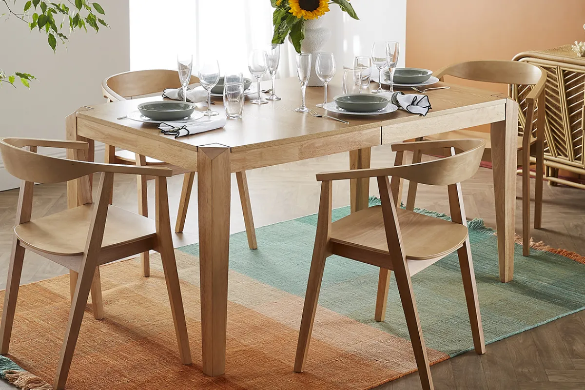 Miliboo Skandinavische Stühle aus Holz (2er-Set) BAHIA* Design-stühle|Holzstühle
