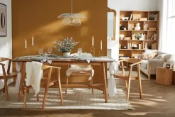Miliboo Skandinavische Stühle aus Holz (2er-Set) BAHIA* Design-stühle|Holzstühle