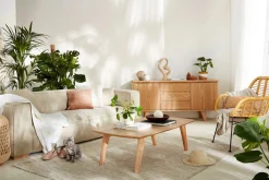 Miliboo Skandinavischer Couchtisch Esche 120 cm FIFTIES* Couchtische