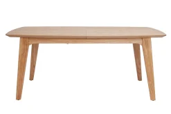 Miliboo Skandinavischer Esstisch ausziehbar Eichenfurnier B 180-230 cm FIFTIES* Ausziehtische