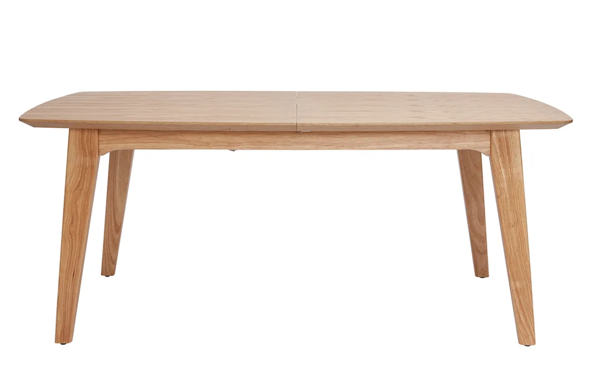 Miliboo Skandinavischer Esstisch ausziehbar Eichenfurnier B 180-230 cm FIFTIES* Ausziehtische