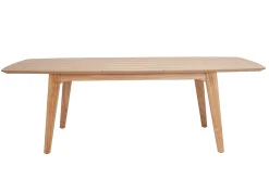 Miliboo Skandinavischer Esstisch ausziehbar Eichenfurnier B 180-230 cm FIFTIES* Ausziehtische