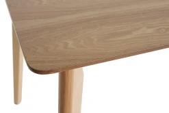Miliboo Skandinavischer Esstisch Eschenfurnier B120 cm ELION* Esstische