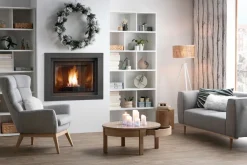 Miliboo Skandinavischer hellgrauer Sessel aus Holz BRODY* Design-sessel|Sessel