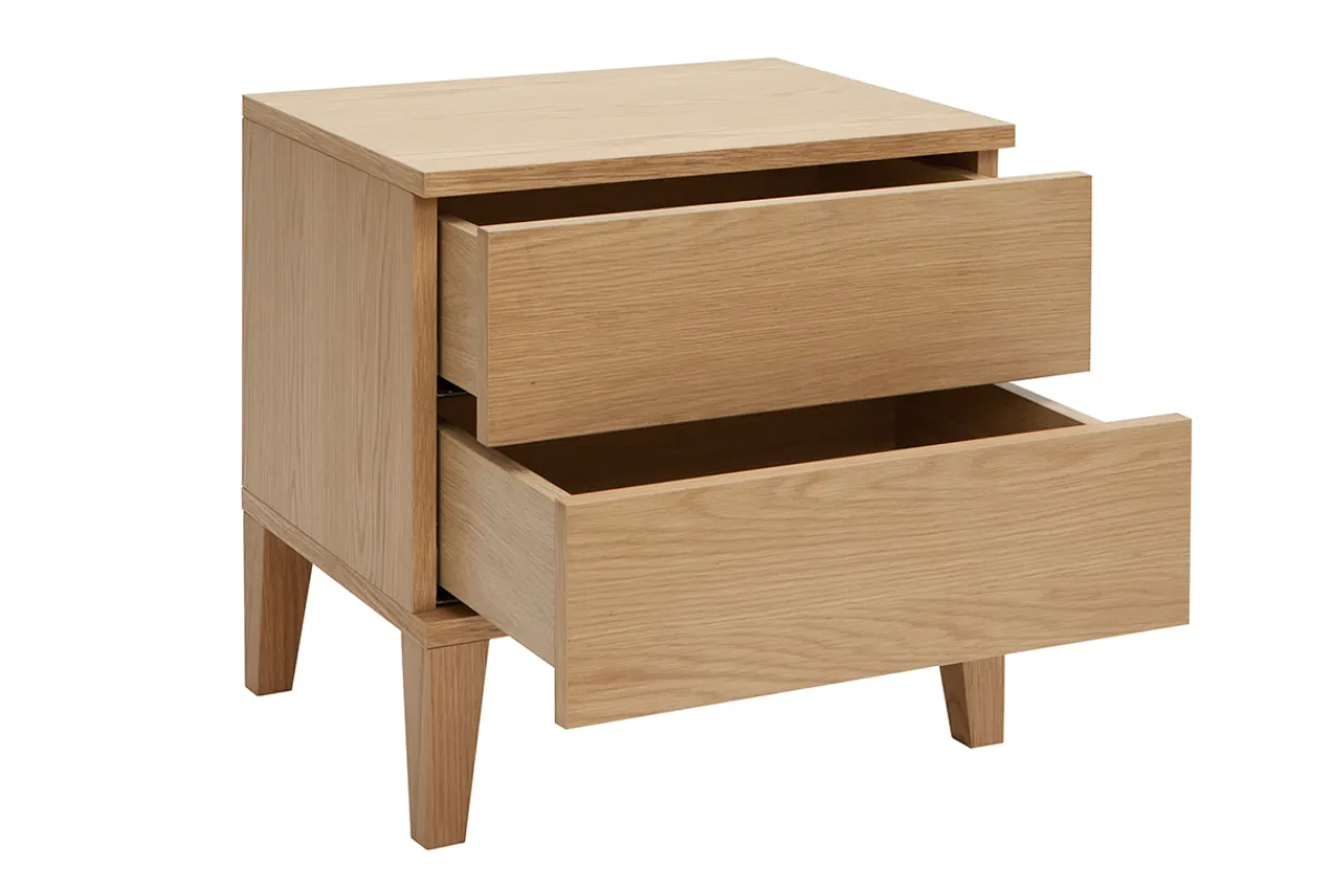 Miliboo Skandinavischer Nachttisch aus hellem Holz FREDDY* Nachttische