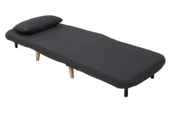 Miliboo Skandinavischer Schlafsessel Stoff Dunkelgrau AMIKO* Design-sessel|Schlafsessel