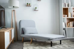 Miliboo Skandinavischer Schlafsessel Stoff Dunkelgrau AMIKO* Design-sessel|Schlafsessel