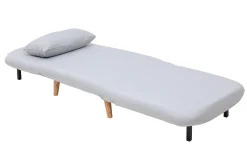 Miliboo Skandinavischer Schlafsessel Stoff Hellgrau AMIKO* Design-sessel|Schlafsessel