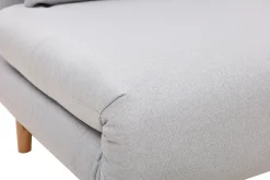 Miliboo Skandinavischer Schlafsessel Stoff Hellgrau AMIKO* Design-sessel|Schlafsessel