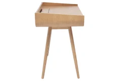 Miliboo Skandinavischer Schreibtisch mit Stauraum 2 Schubladen in hellem Holz B100 cm HALLEN* Design-schreibtische