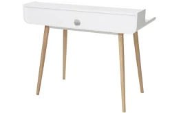 Miliboo Skandinavischer Schreibtisch weißes Holz mit Aufbewahrungsmöglichkeiten OPUS* Design-schreibtische