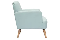 Miliboo Skandinavischer Sessel in Mintgrün und hellem Holz ISKO* Design-sessel|Sessel