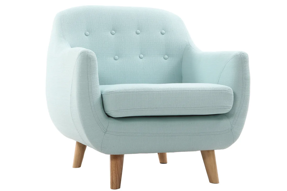 Miliboo Skandinavischer Sessel Meeresgrün YNOK* Design-sessel|Sessel