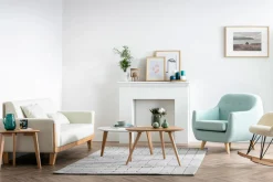 Miliboo Skandinavischer Sessel Meeresgrün YNOK* Design-sessel|Sessel